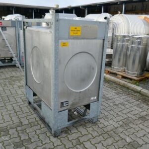 1000 liter tank in Acid-proof 316