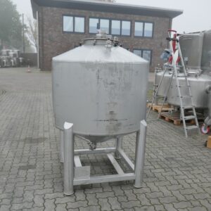 1000 liter tank in Acid-proof 316