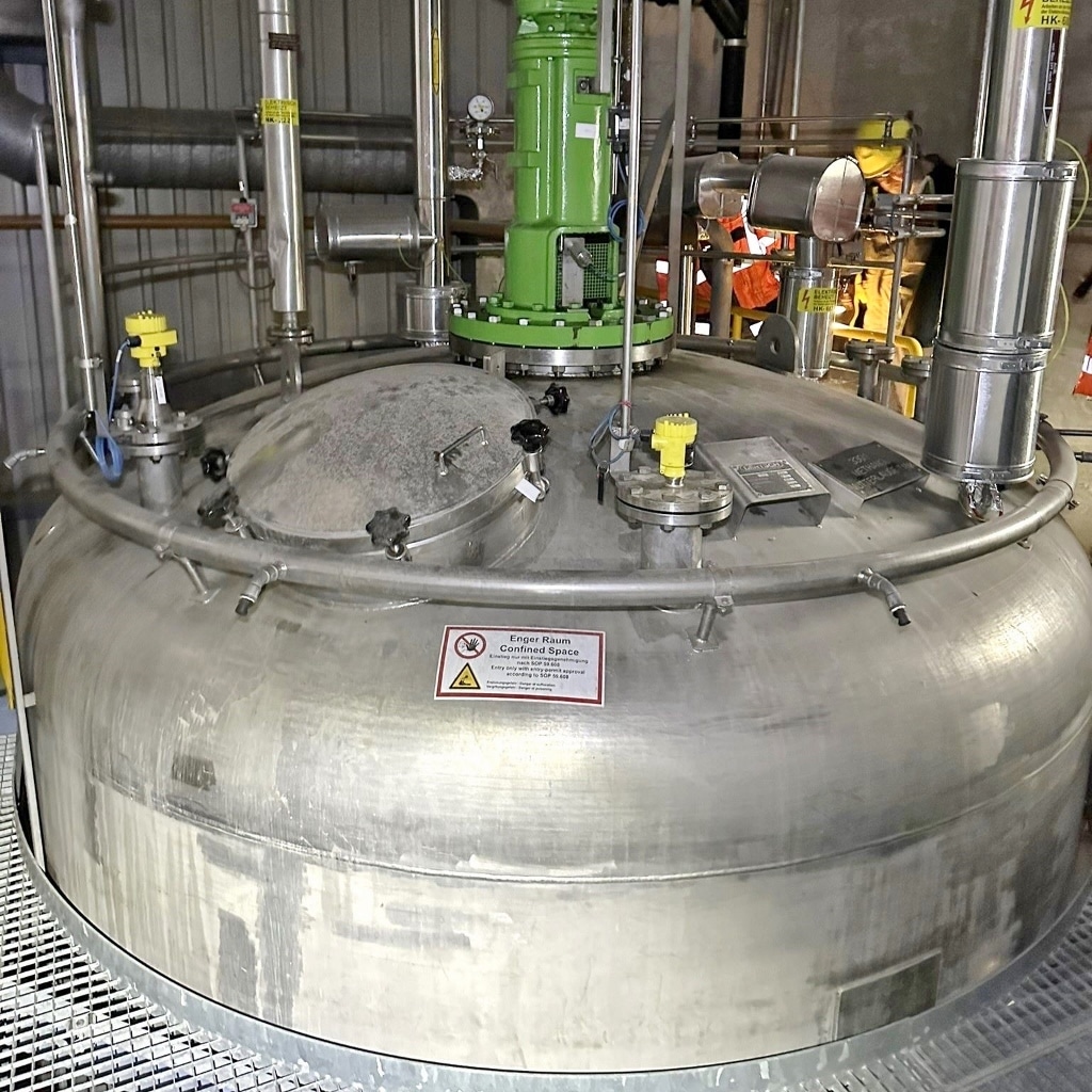 67000 liters tank in Acid-proof 316