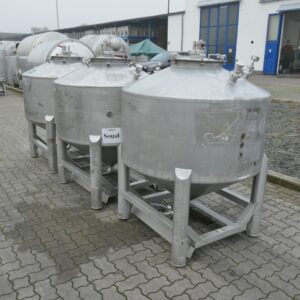 800 liter tank in Acid-proof 316