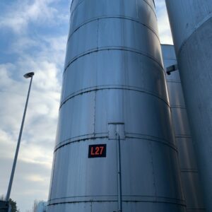 27200 liter tank in Acid-proof 316