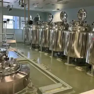 1350 liter tank in Acid-proof 316
