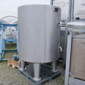 1660 liter tank in Acid-proof 316