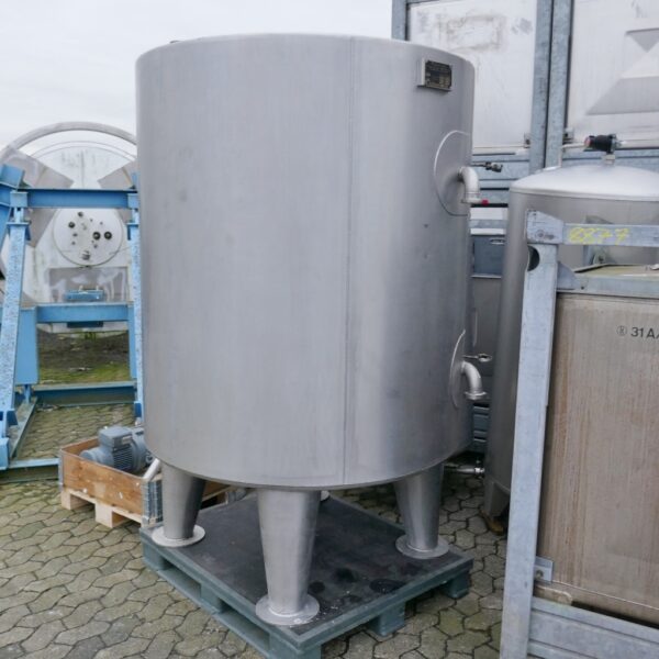 1660 liter tank in Acid-proof 316