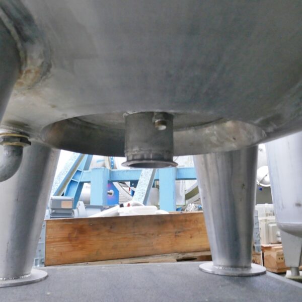 1660 liter tank in Acid-proof 316