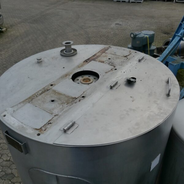1660 liter tank in Acid-proof 316