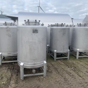 1000 liter tank in 304 stainless steel