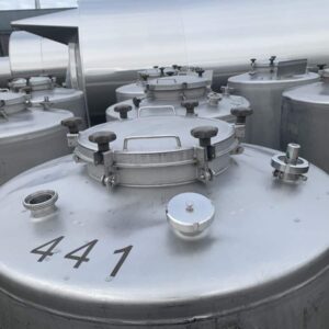 1000 liter tank in 304 stainless steel
