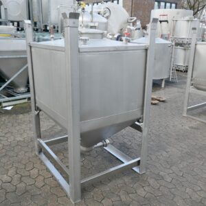 1000 liter tank in Acid-proof 316