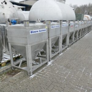 650 liter tank in 304 stainless steel