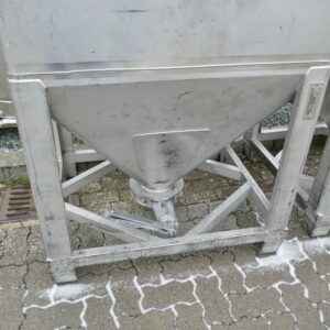 650 liter tank in 304 stainless steel