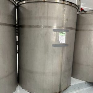 4000 liter tank in 304 stainless steel