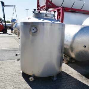 1000 liter tank in Acid-proof 316