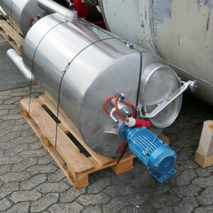 500 liter tank in 304 stainless steel