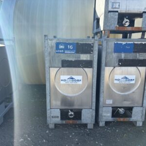 1000 liter tank in 304 stainless steel