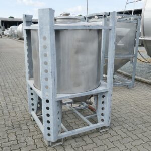 1000 liter tank in Acid-proof 316