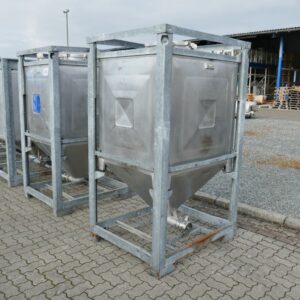 1250 liter tank in stainless steel 304