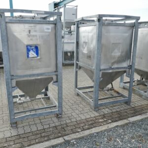 1250 liter tank in stainless steel 304