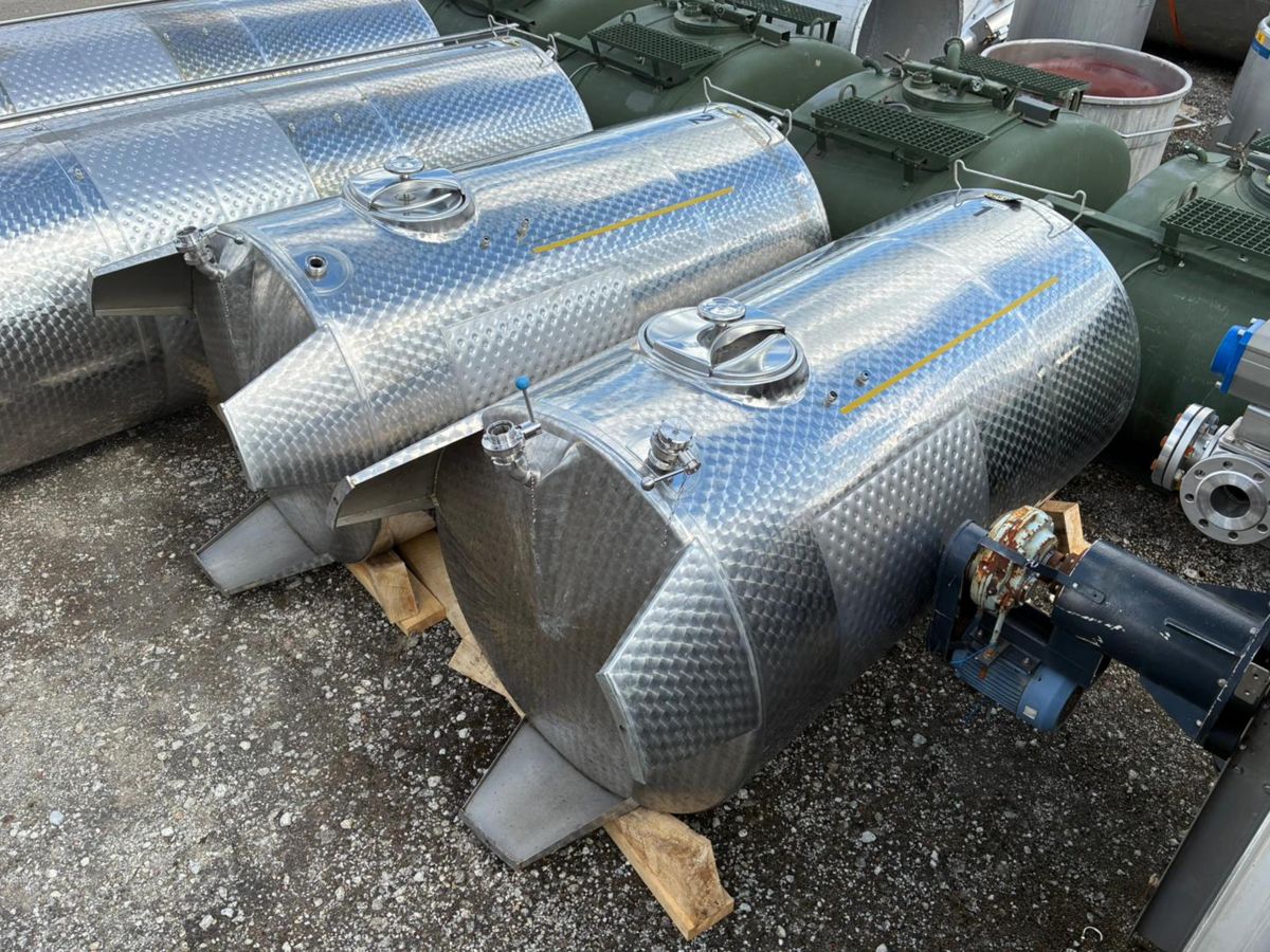2000 liter tank in 304 stainless steel