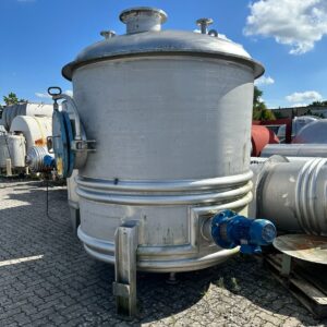 6875 liter tank in Acid-proof 316