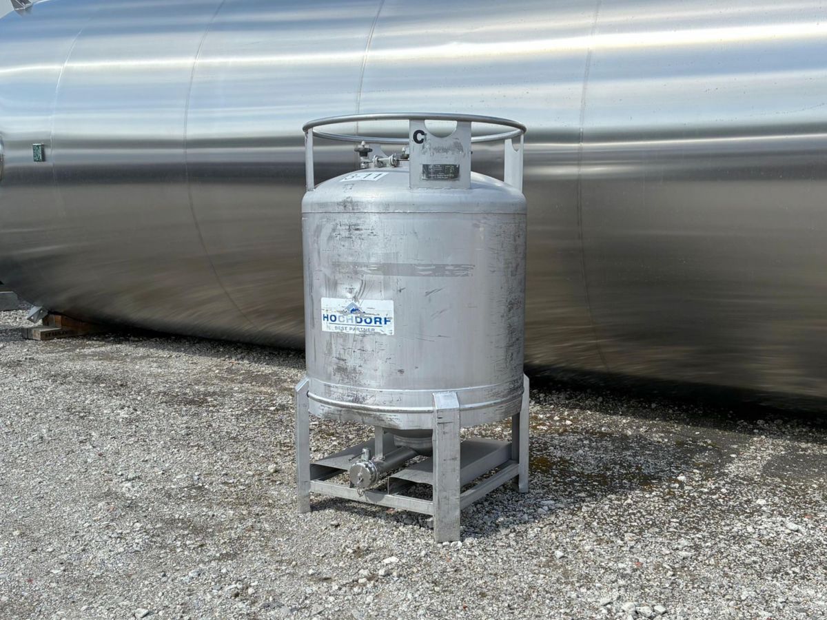 800 liter tank in 304 stainless steel
