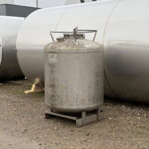 1000 liter tank in 304 stainless steel