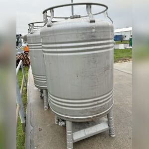 1000 liter tank in 304 stainless steel