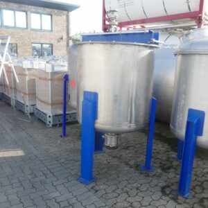 1000 liter tank in 304 stainless steel