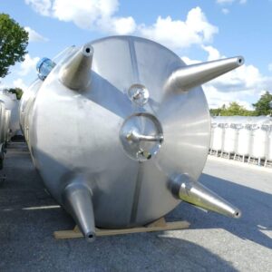 2000 liter tank in 304 stainless steel