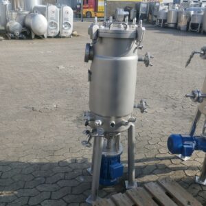 72 liter tank in Acid-proof 316