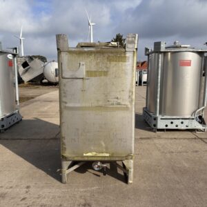 1000 liter tank in 304 stainless steel