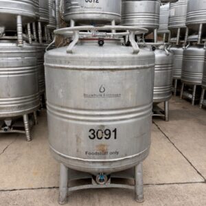 1000 liter tank in 304 stainless steel