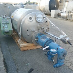 1600 liter tank in Acid-proof 316