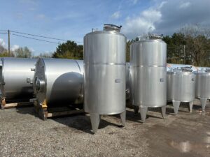 2000 liter tank in Acid-proof 316