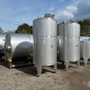 2000 liter tank in Acid-proof 316