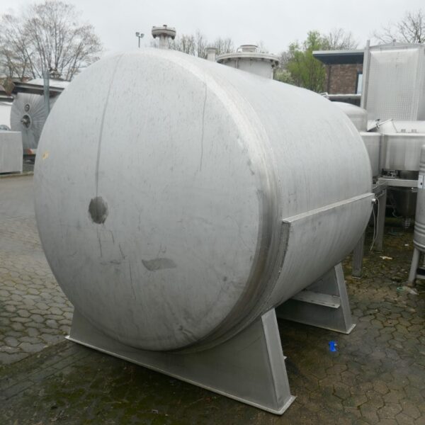 7500 liter tank in Acid-proof 316