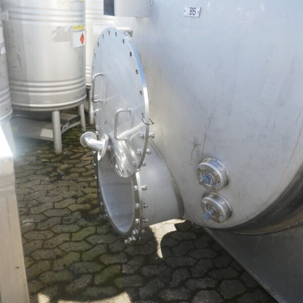 7500 liter tank in Acid-proof 316