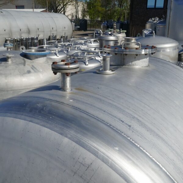 7500 liter tank in Acid-proof 316