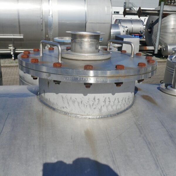 7500 liter tank in Acid-proof 316