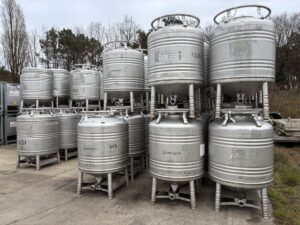 800 liter tank in 304 stainless steel