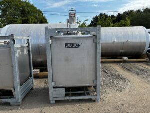 1250 liter tank in stainless steel 304