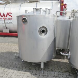 1400 liter tank in Acid-proof 316