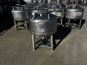 500 liter tank in 304 stainless steel
