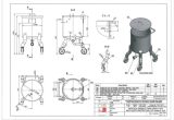 100 liter tank in Acid-proof 316