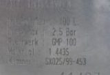 100 liter tank in Acid-proof 316
