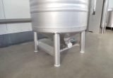 1000 liter tank in 304 stainless steel