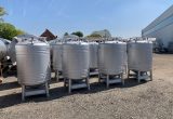 1000 liter tank in 304 stainless steel