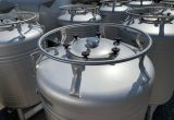 1000 liter tank in 304 stainless steel