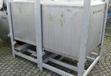1000 liter tank in 304 stainless steel