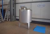 1000 liter tank in 304 stainless steel